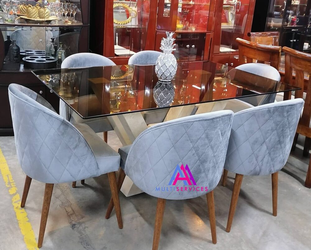 comedor-vintage-diana-6-sillas-gris-aaa-multiservices