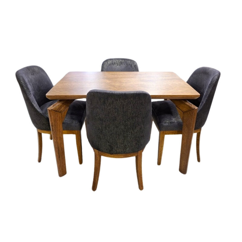 comedor-flor-4-sillas-grecia-base-flotante-natural